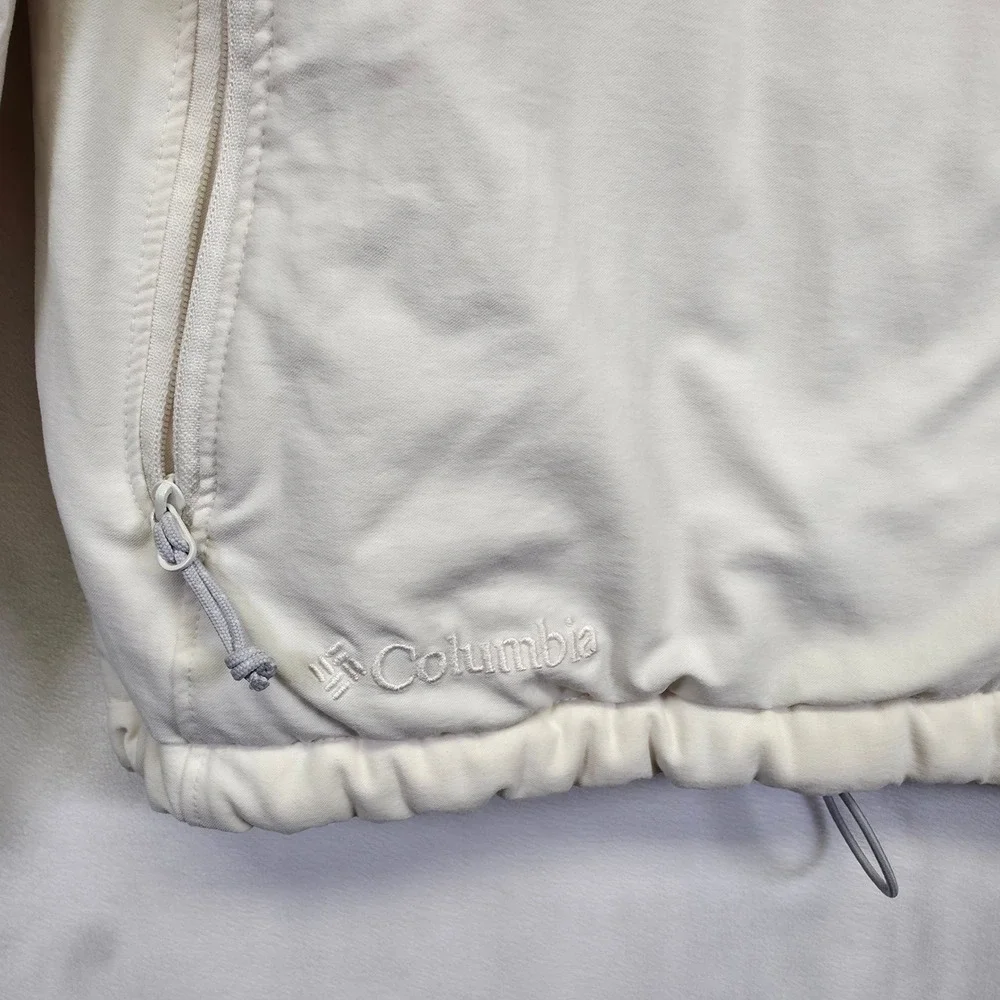 Columbia Jacket Womens XL‎ White Interchange Insulated Classic Outdoor Gorpcore